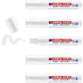 Rotulador Edding 4090 Tiza Liquida 15Mm Blanco | Edding | Pack 5 Unidades